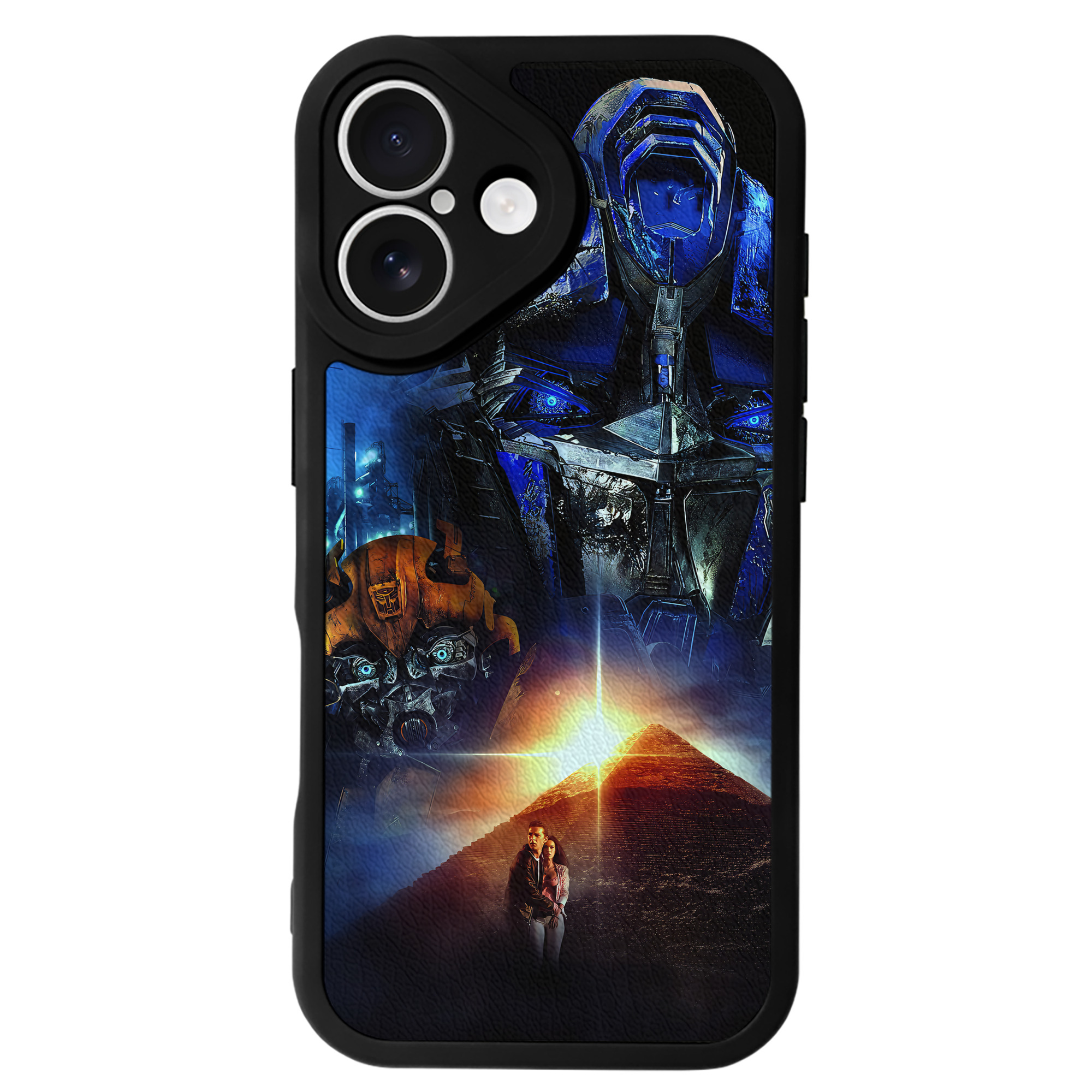 （画像用） Transformers トランスフォーマー 【iPhone 16シリーズ対応】シリコンスマホケース（レザー調） 材質：シリコン